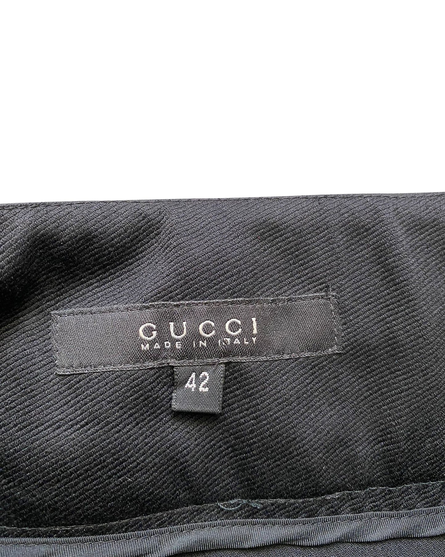 Luxury Gucci Trending 2025 2015 Re-Edition Pants in Black Mohair Wool