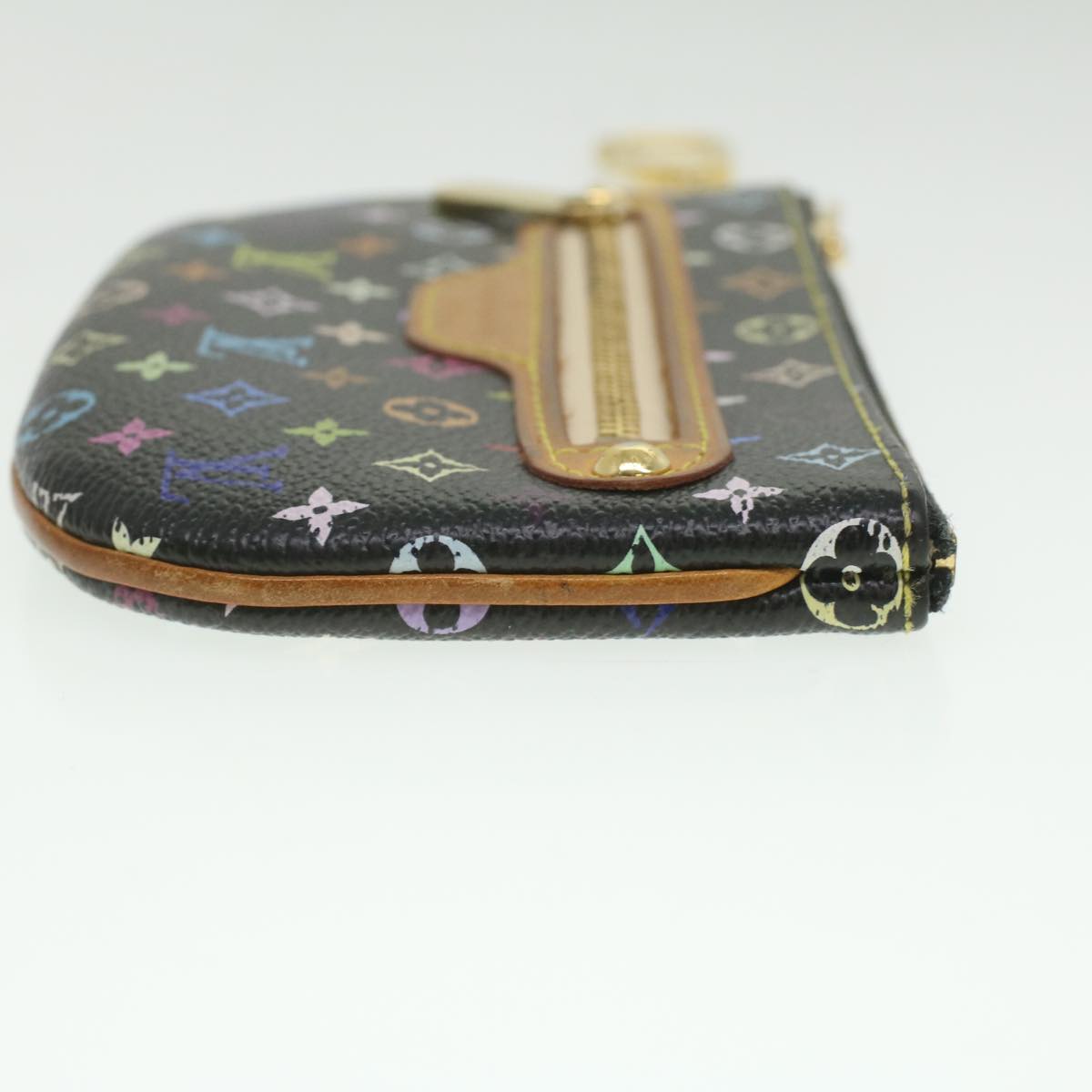 LOUIS VUITTON Monogram Multicolor Pochette MM Pouch Black M60031 LV ac1867