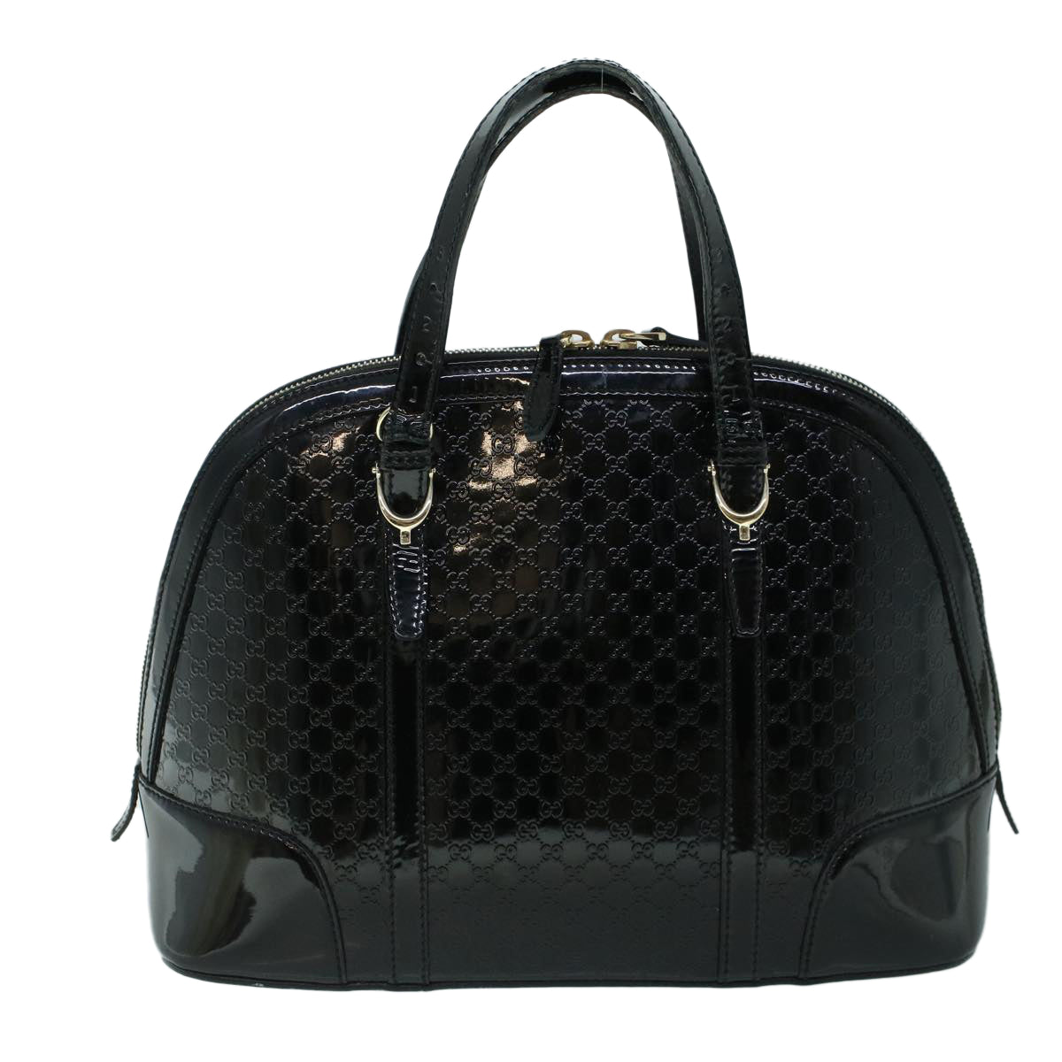 Luxury Gucci Micro GG Canvas Hand Bag Black 309617  ac2156
