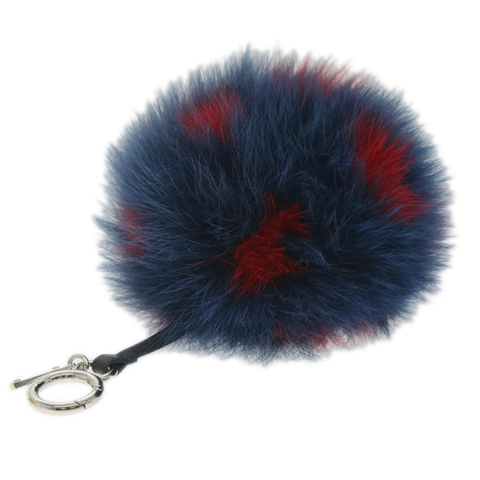 Luxury FendiPom Pom Charm Fur Red Navyac2313