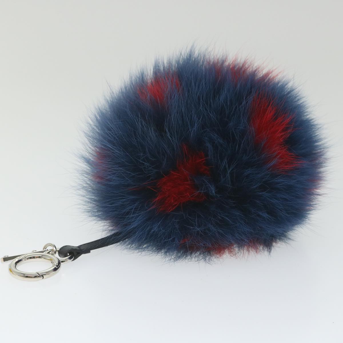 Luxury FendiPom Pom Charm Fur Red Navyac2313