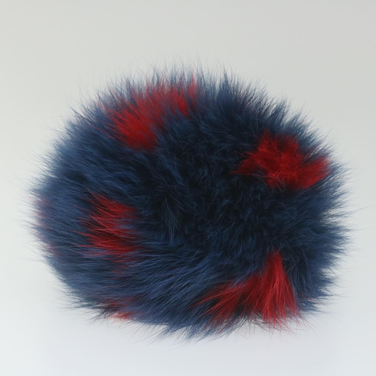 Luxury FendiPom Pom Charm Fur Red Navyac2313