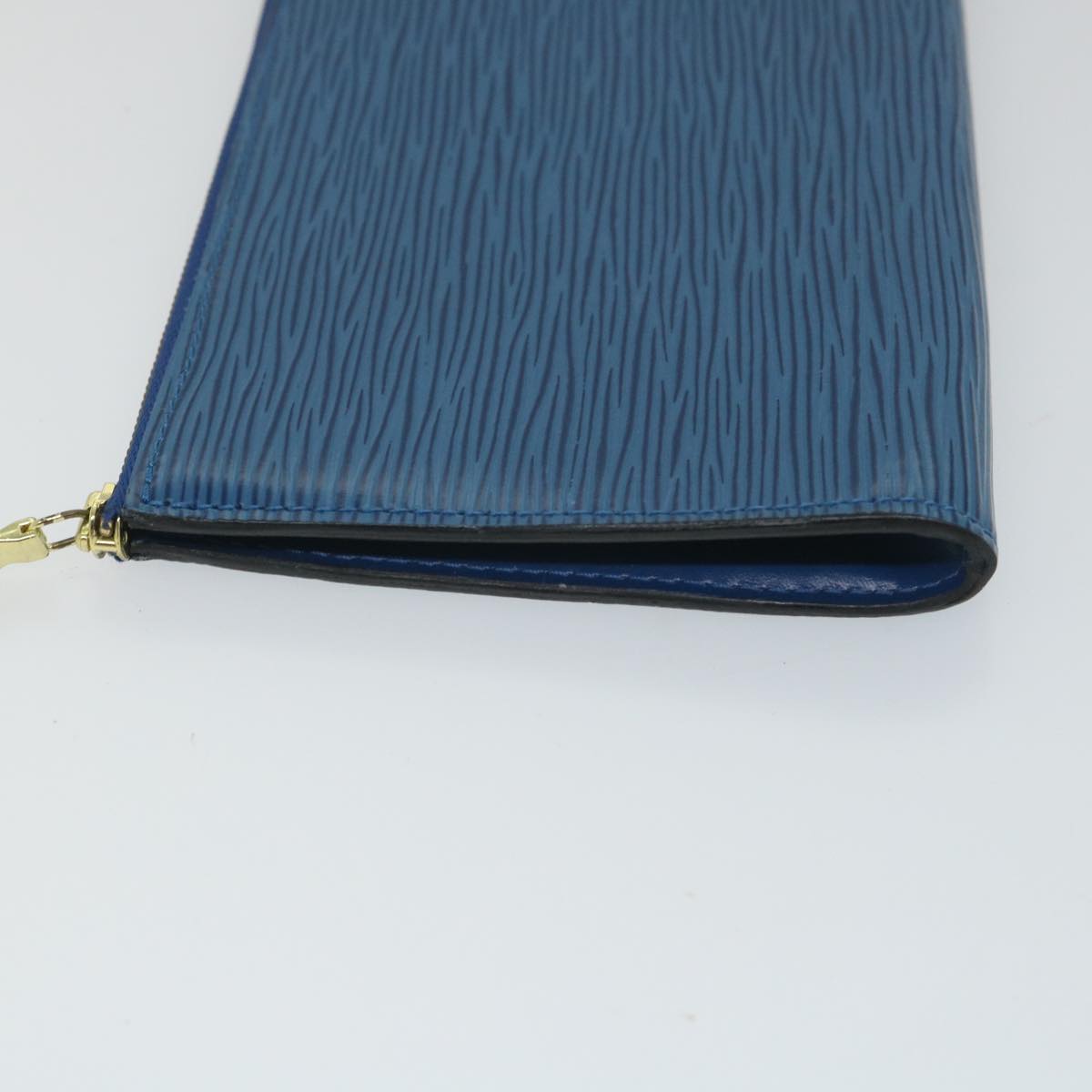 LOUIS VUITTON Epi Pochette Accessoires Pouch Blue M52985 LV ac2407