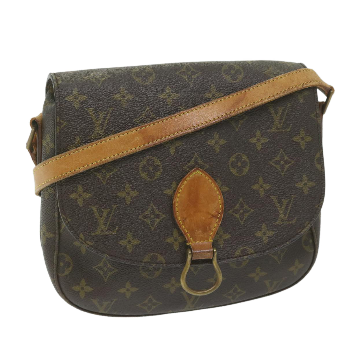 LOUIS VUITTON Monogram Saint Cloud GM Shoulder Bag Vintage M51242 LV ac2547
