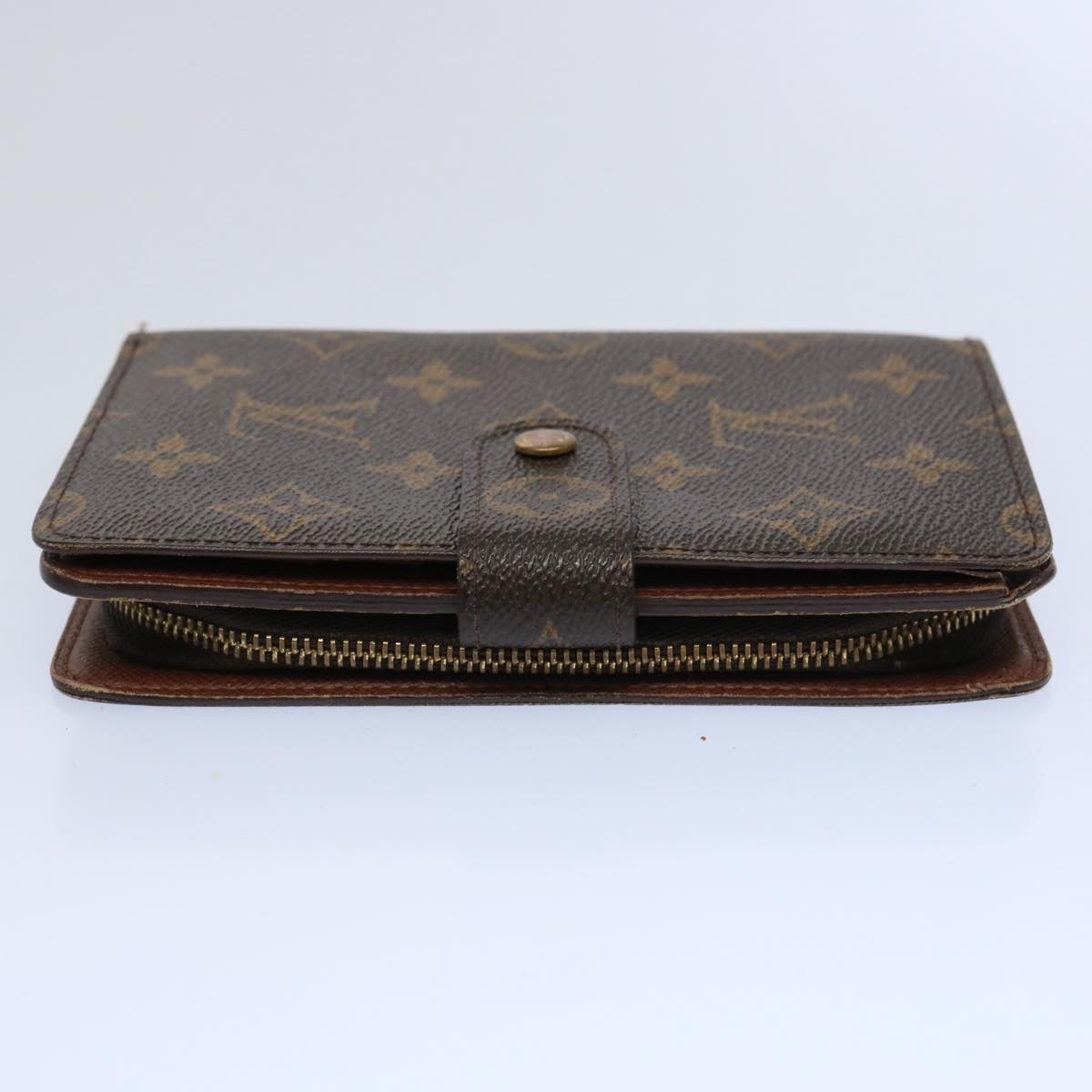 LOUIS VUITTON Monogram Porto Papie Zip Wallet M61207 LV ac2553