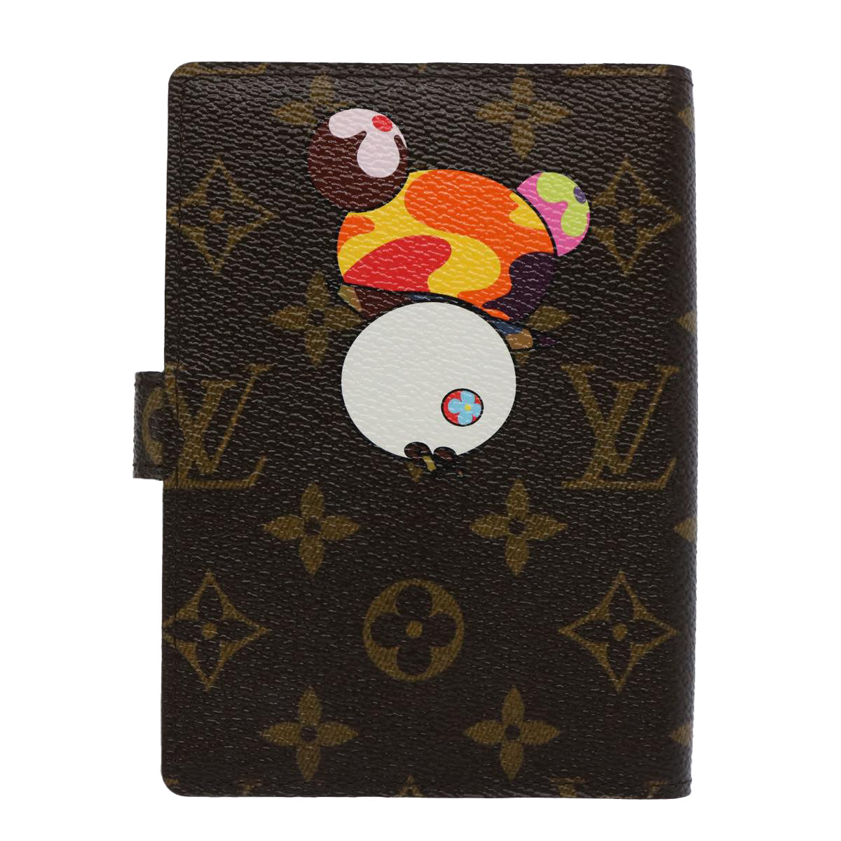LOUIS VUITTON Monogram Panda Agenda PM Day Planner Cover R20011 LV ac2579A