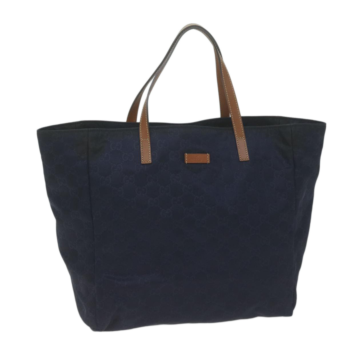 GUCCI GG Canvas Tote Bag Navy 282439  ac2645