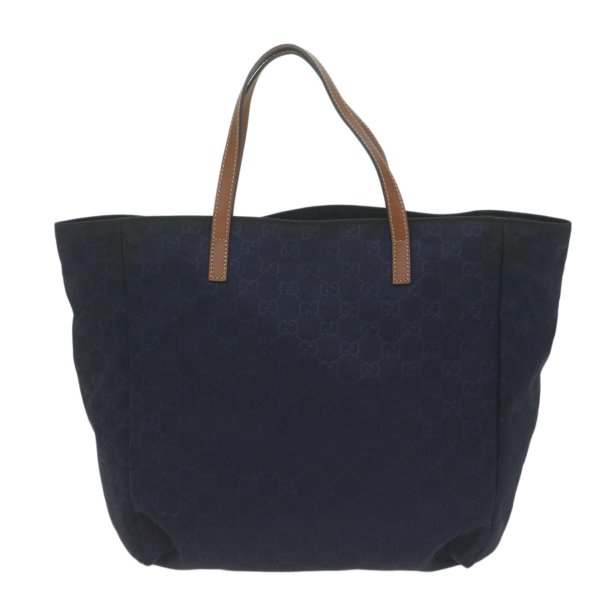GUCCI GG Canvas Tote Bag Navy 282439  ac2645