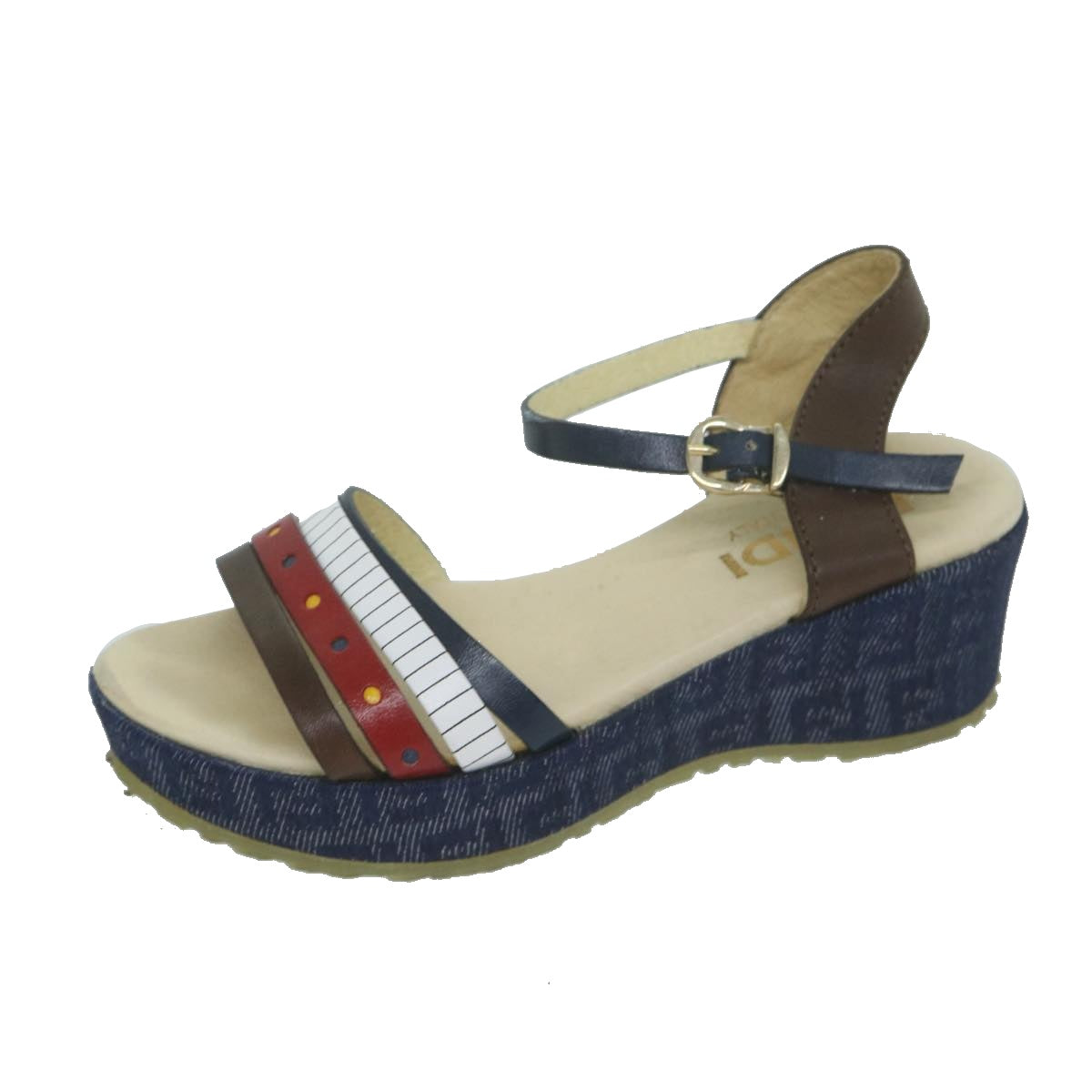 Luxury FendiZucchino Canvas High Heels Blueac2677