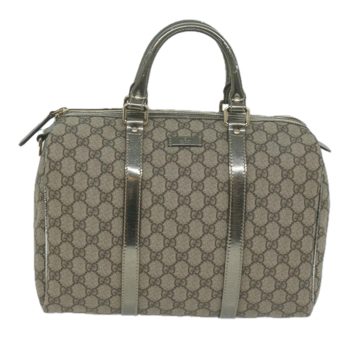 GUCCI GG Supreme Boston Bag PVC Leather Beige 193603  ac2710