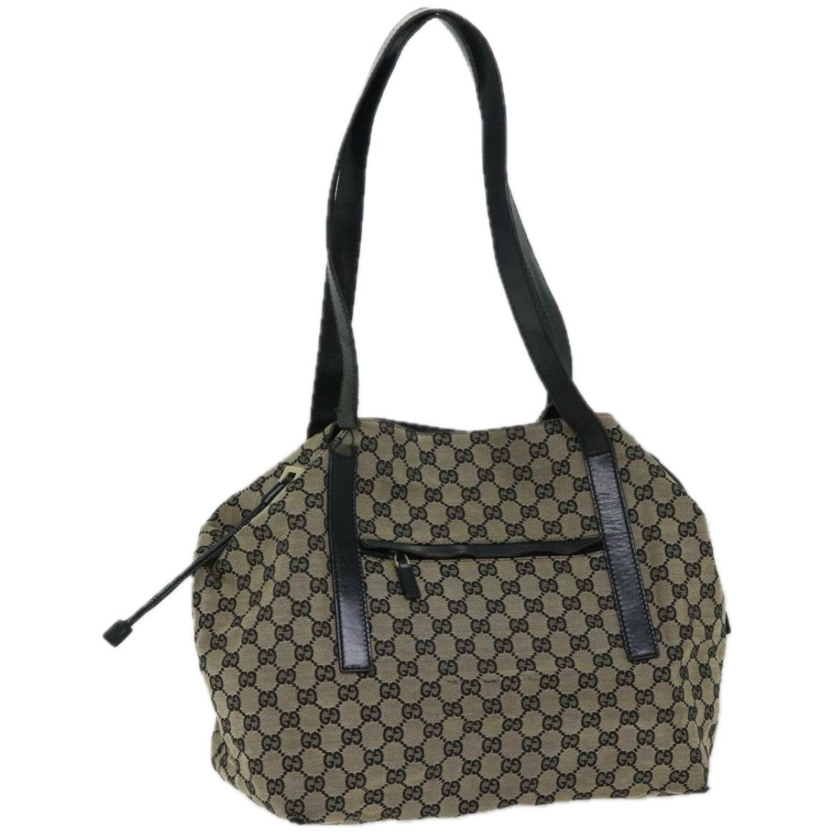 GUCCI GG Canvas Shoulder Bag Beige  ac2714