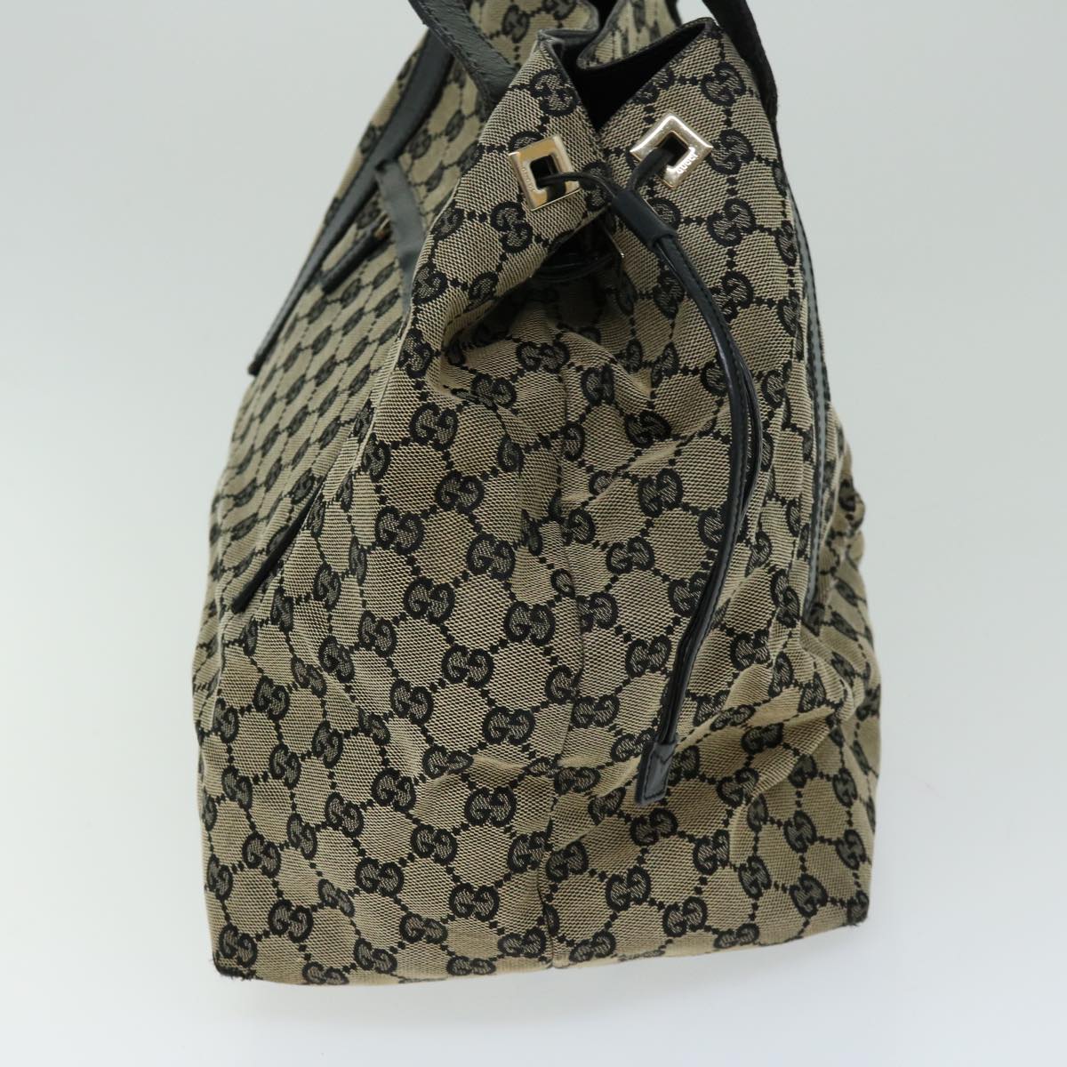 GUCCI GG Canvas Shoulder Bag Beige  ac2714