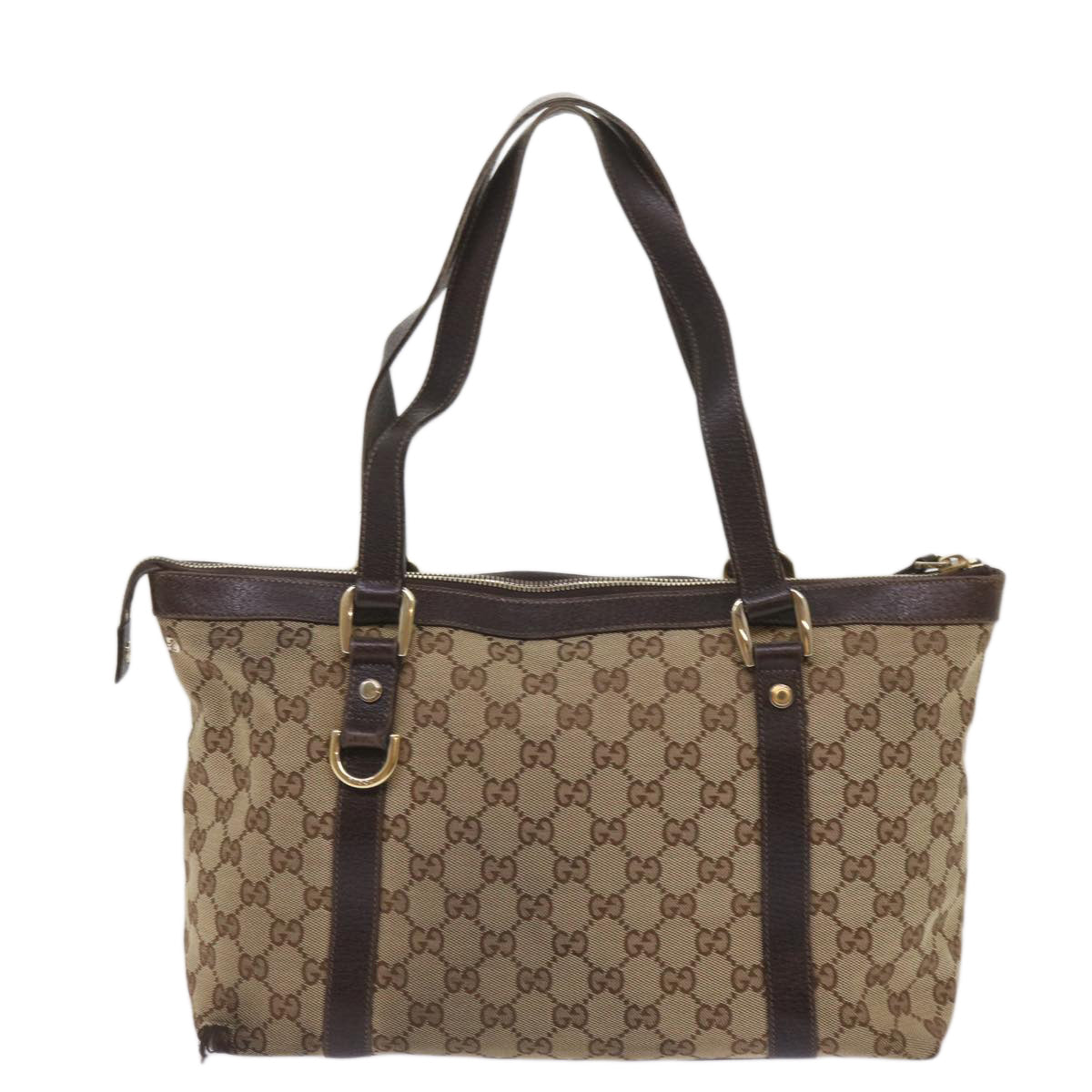 GUCCI GG Canvas Tote Bag Beige 141470  ac2716