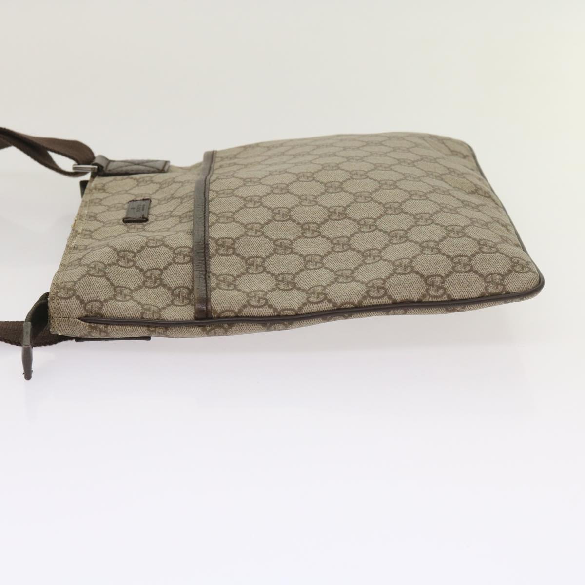 GUCCI GG Canvas Shoulder Bag PVC Beige 141626  ac2721