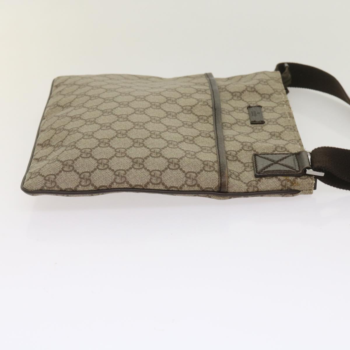 GUCCI GG Canvas Shoulder Bag PVC Beige 141626  ac2721