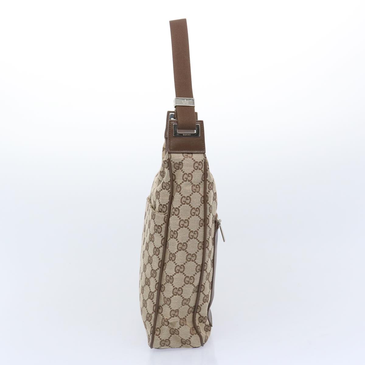 GUCCI GG Canvas Shoulder Bag Beige 019 0537 2123  ac2769
