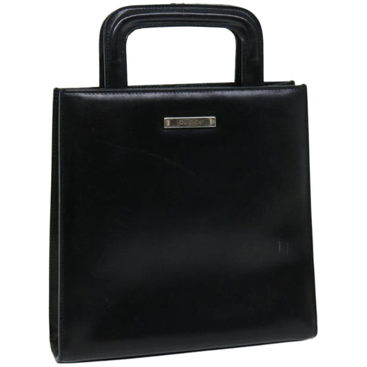 GUCCI Hand Bag Leather Black 001 2058  ac2772
