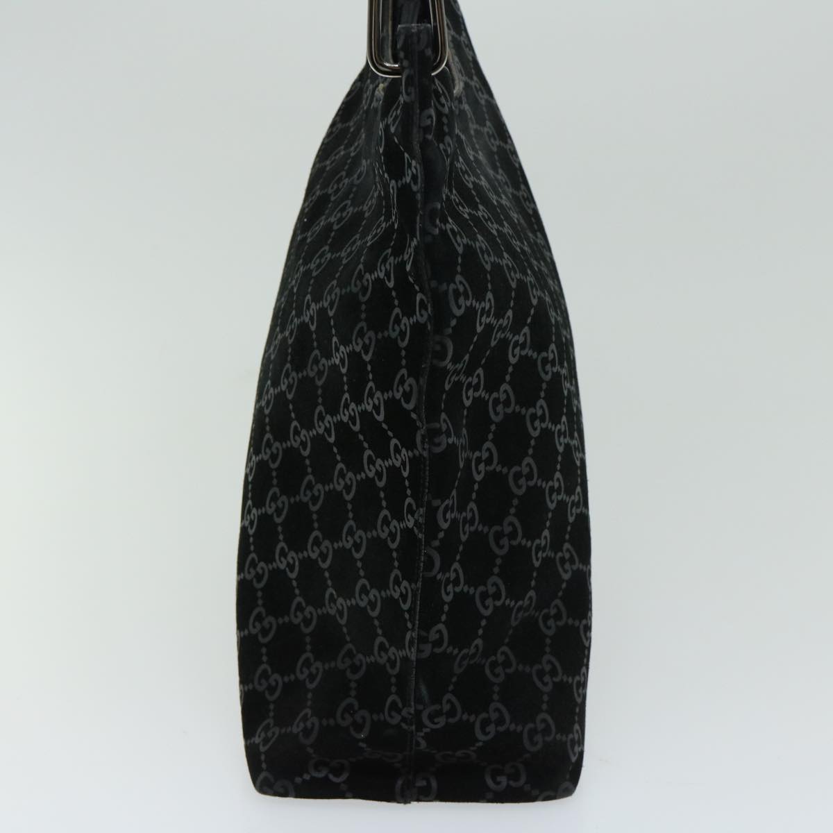 GUCCI Bamboo GG Canvas Hand Bag Black 001 3006  ac2776