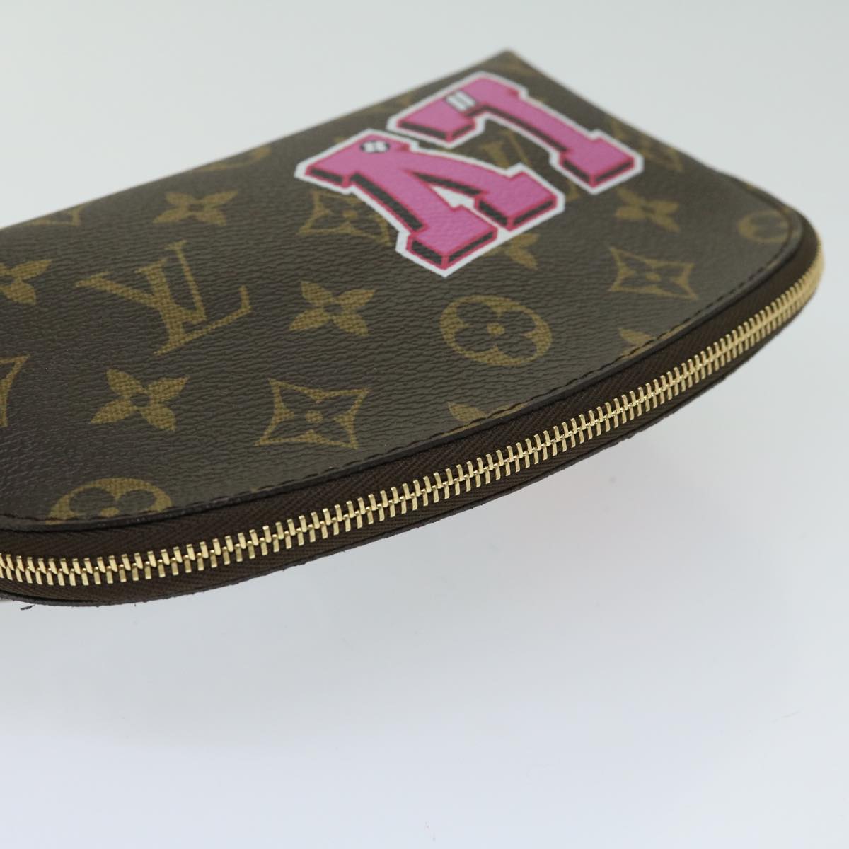 LOUIS VUITTON Monogram LV Story Pochette Cosmetic PM Pouch M43998 ac2841A