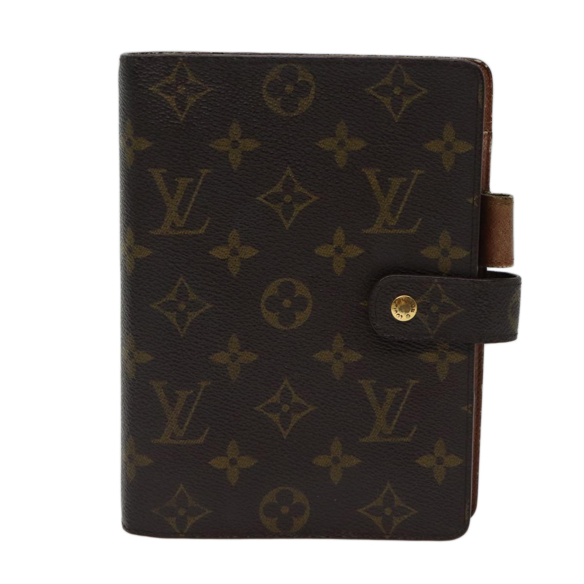LOUIS VUITTON Monogram Agenda MM Day Planner Cover R20105 LV ac2854