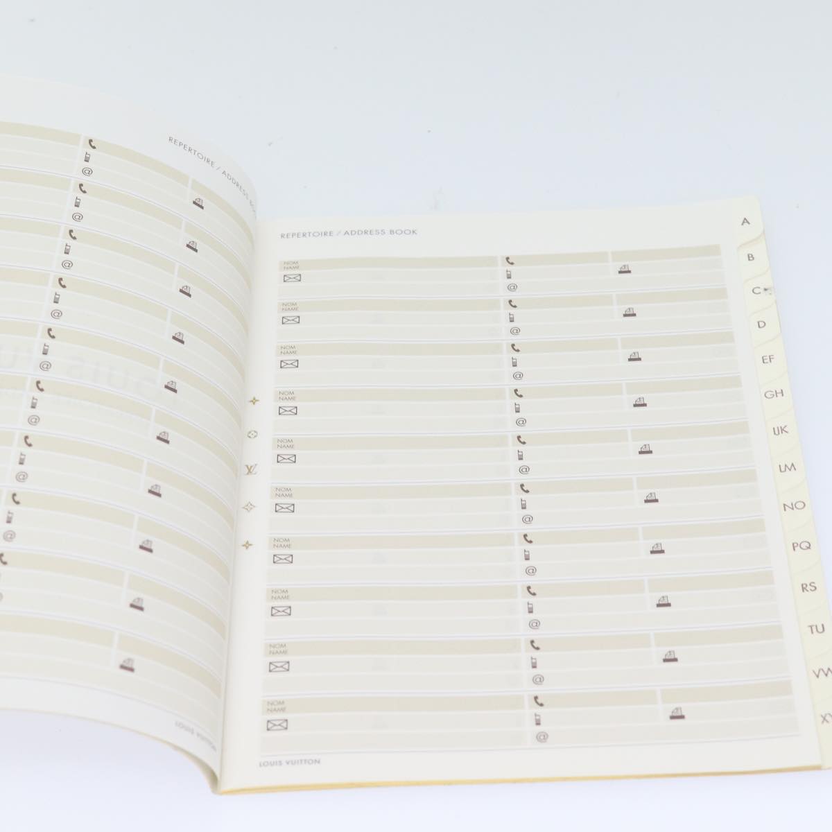 LOUIS VUITTON Monogram Agenda Bureau Day Planner Cover R20100 LV ac2875