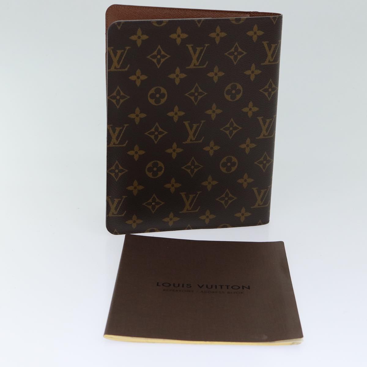 LOUIS VUITTON Monogram Agenda Bureau Day Planner Cover R20100 LV ac2875