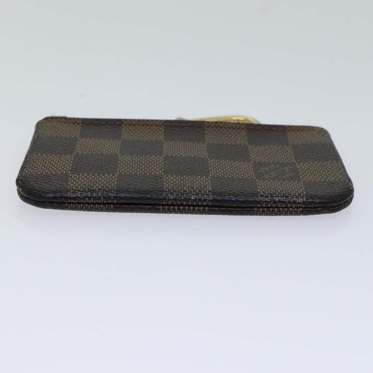 LOUIS VUITTON Damier Ebene Pochette Cles Coin Purse N62658 LV ac2879