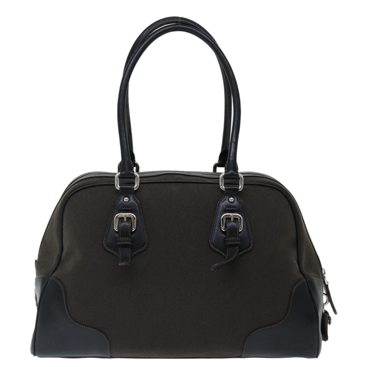 Luxury PradaHand Bag Canvas Brown ac2884