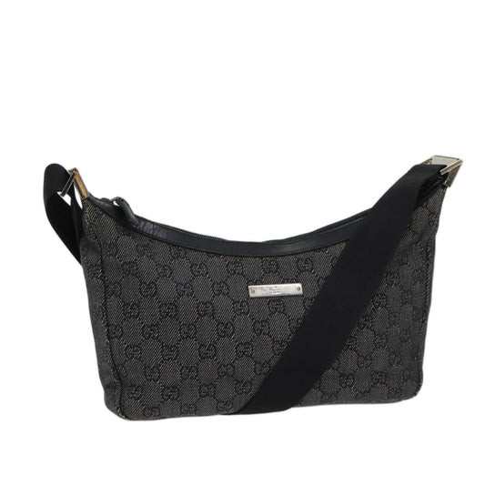 Luxury Gucci Trending 2025 GG Canvas Shoulder Bag Black  ac2892