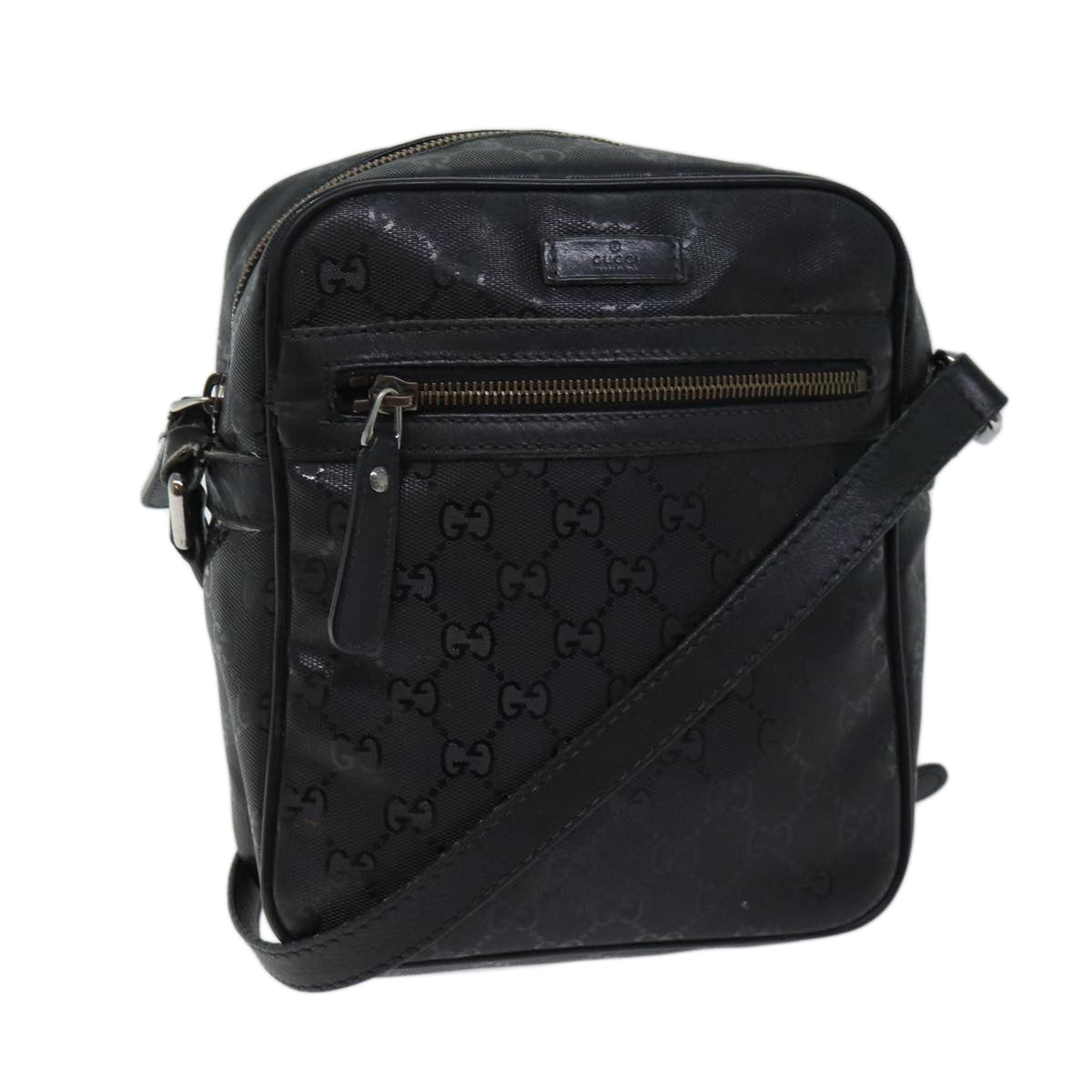 Luxury Gucci Trending 2025 GG Canvas Shoulder Bag PVC Black  ac2900