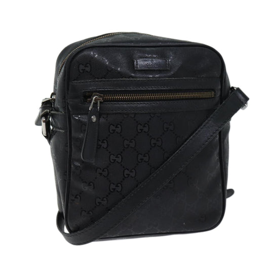 Luxury Gucci Trending 2025 GG Canvas Shoulder Bag PVC Black  ac2900