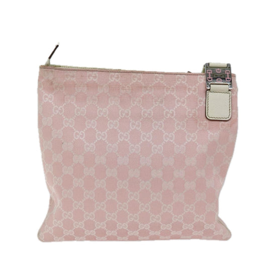 Luxury Gucci Trending 2025 GG Canvas Sherry Line Shoulder Bag Pink Green  ac2903