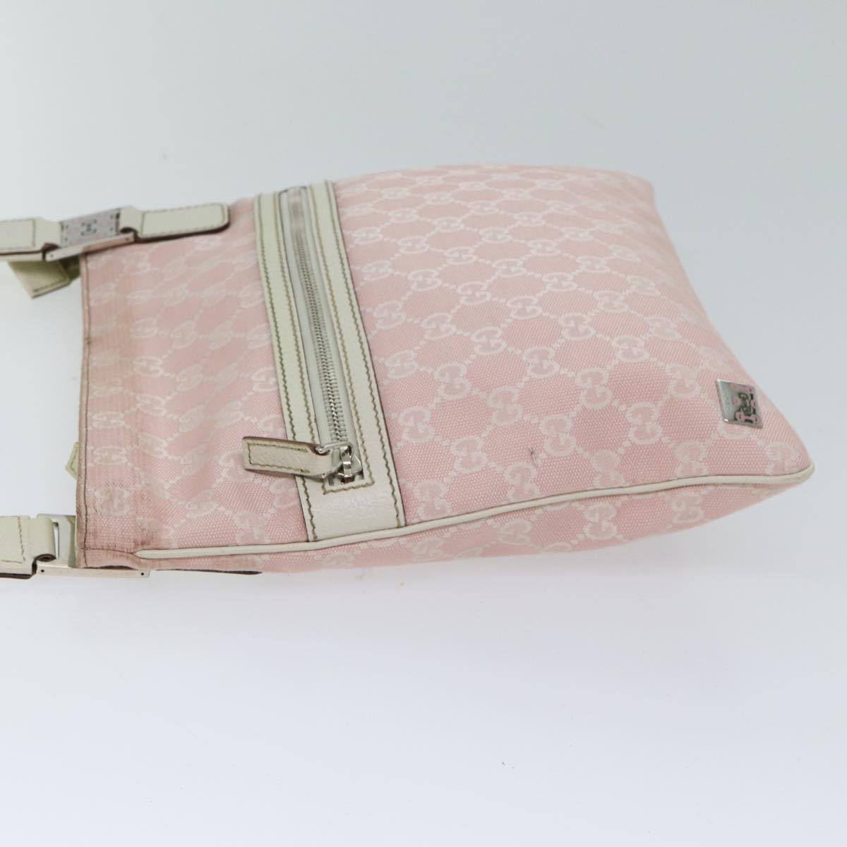 Luxury Gucci Trending 2025 GG Canvas Sherry Line Shoulder Bag Pink Green  ac2903