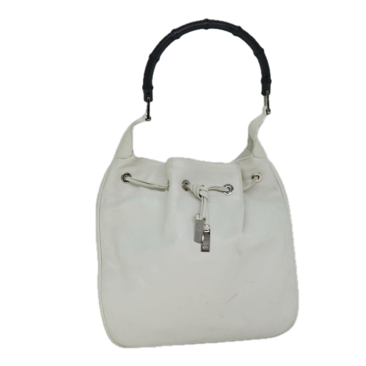 Luxury Gucci Trending 2025 Bamboo Shoulder Bag Leather White 001 4033 002058  ac2963