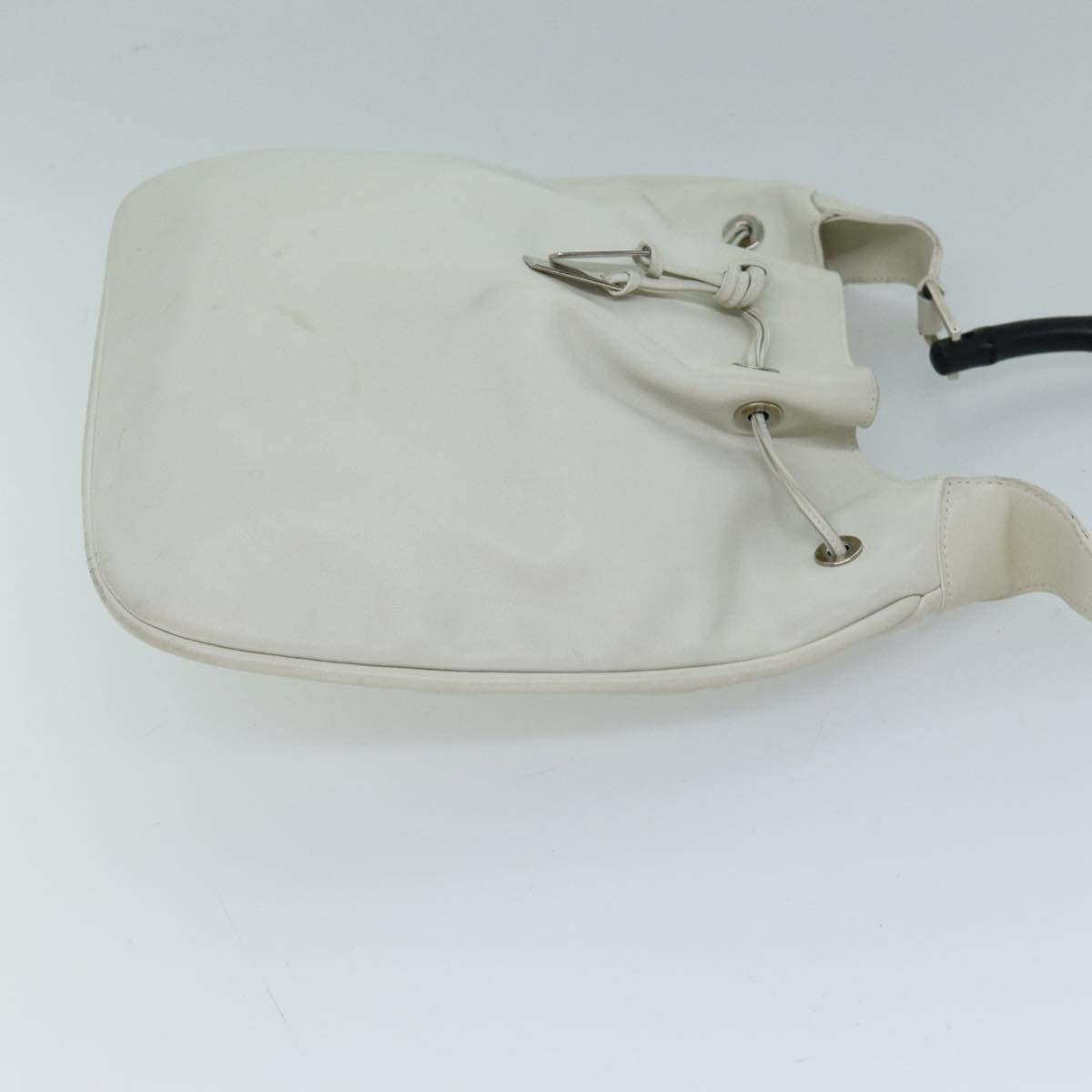 Luxury Gucci Trending 2025 Bamboo Shoulder Bag Leather White 001 4033 002058  ac2963