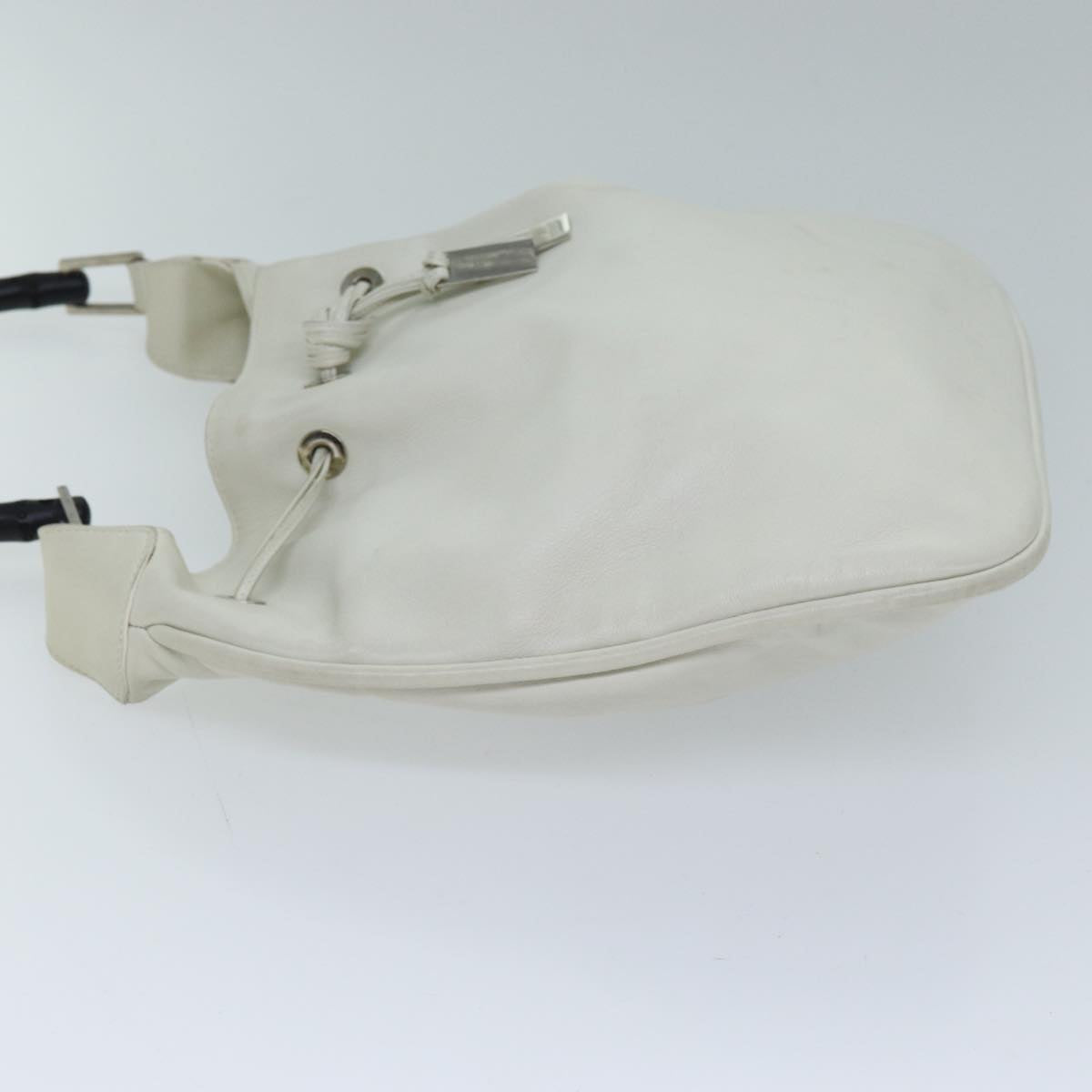 Luxury Gucci Trending 2025 Bamboo Shoulder Bag Leather White 001 4033 002058  ac2963