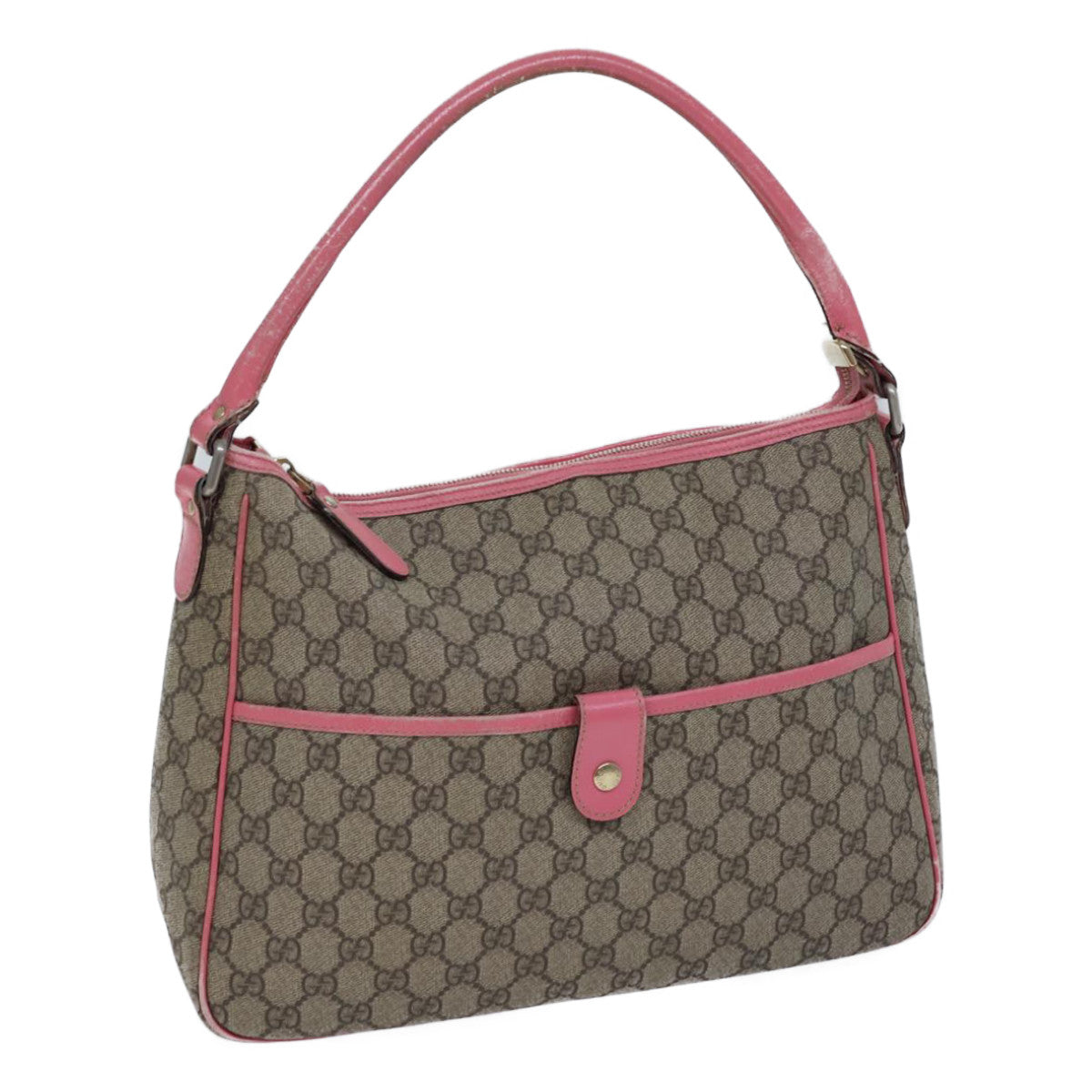 Luxury Gucci Trending 2025 GG Supreme Shoulder Bag PVC Beige 189898  ac2964