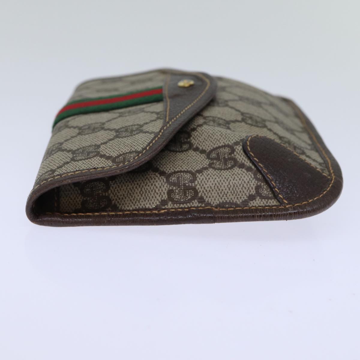 Luxury Gucci Trending 2025 GG Supreme Web Sherry Line Pouch PVC Beige Red 014 89 5205  ac2968