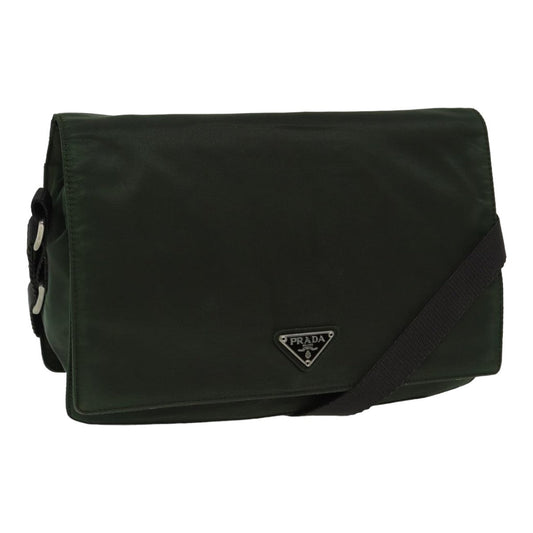 Luxury Prada Shoulder Bag Nylon Khaki  ac3141