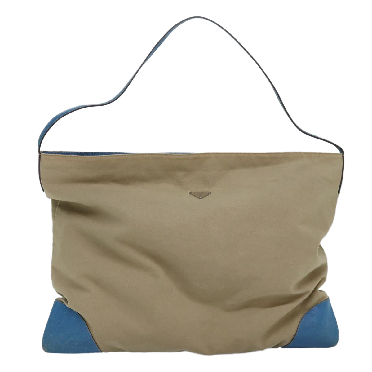 Luxury Prada Shoulder Bag Canvas Beige  ac3161