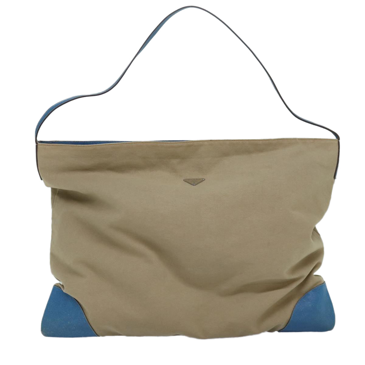 Luxury Prada Shoulder Bag Canvas Beige  ac3161