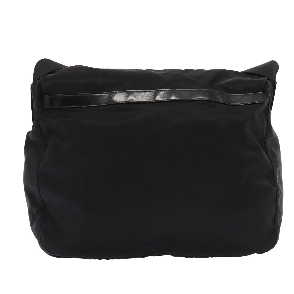 Luxury Prada Shoulder Bag Nylon Black Silver  ac3168