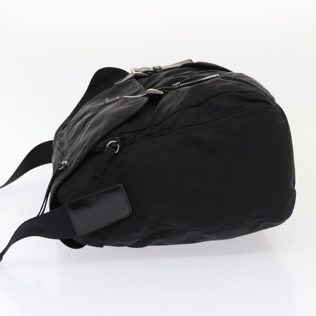 Luxury Prada Shoulder Bag Nylon Black Silver  ac3168