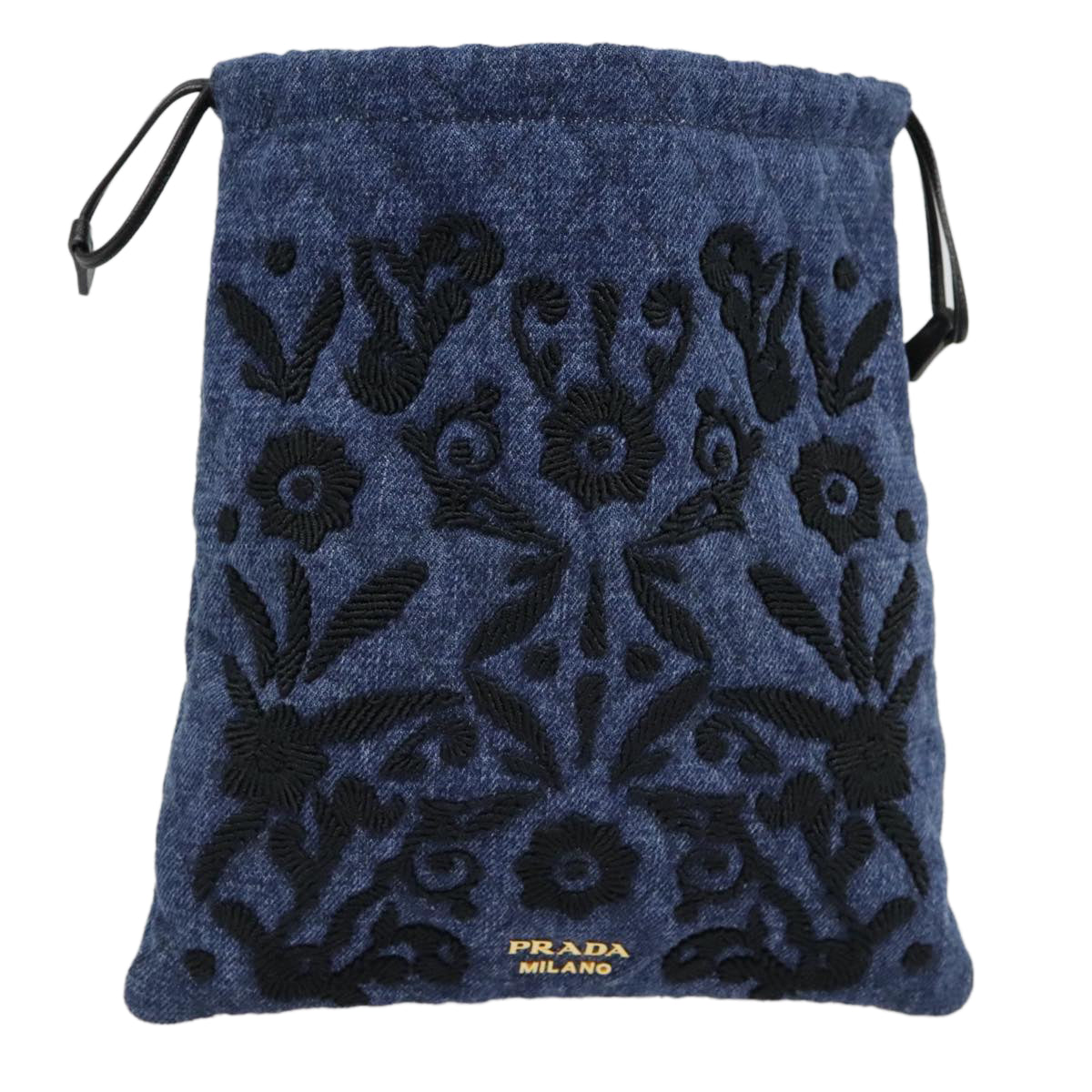 Luxury Prada Pouch Denim Navy  ac3172