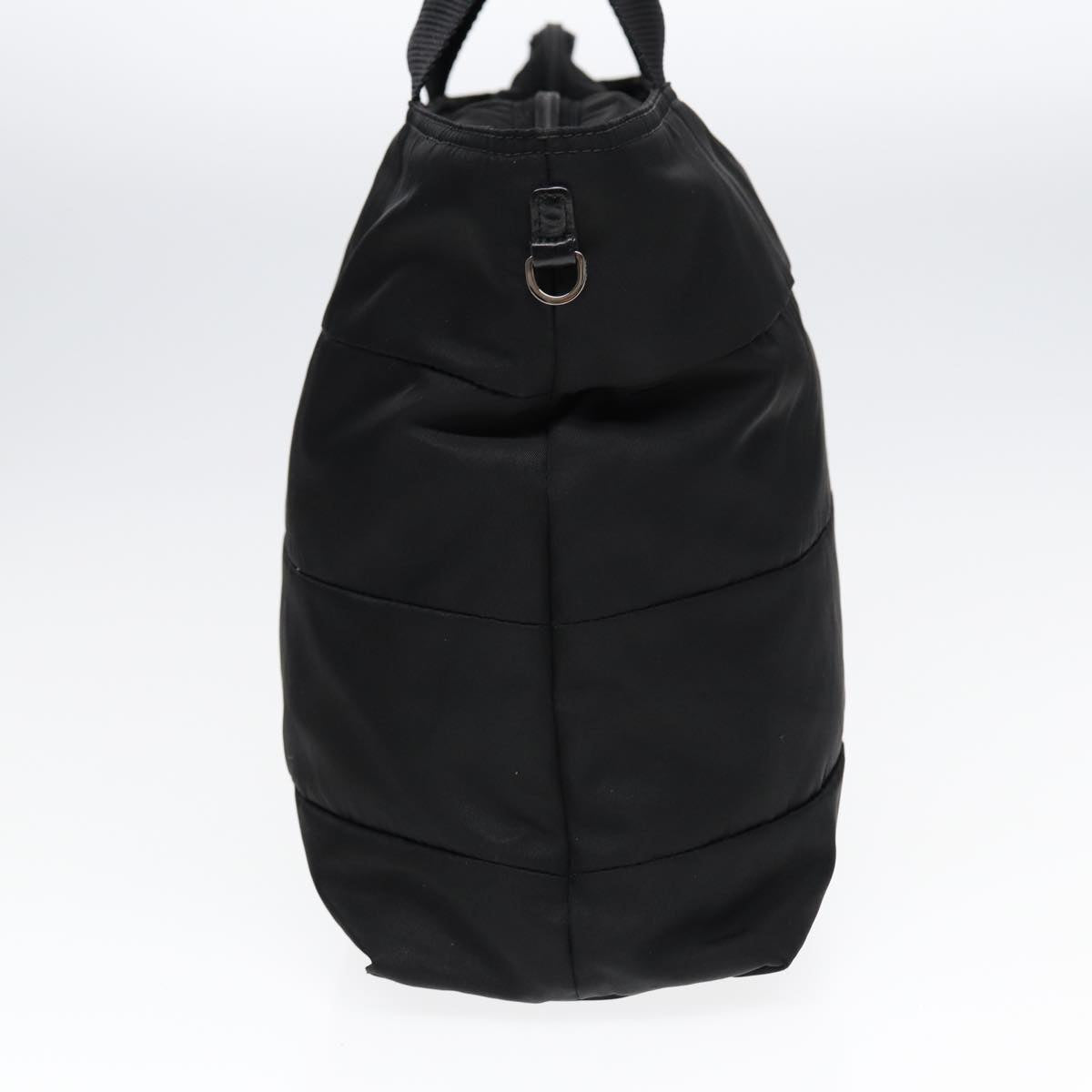 Luxury Prada Tote Bag Nylon 2way Black Silver  ac3238
