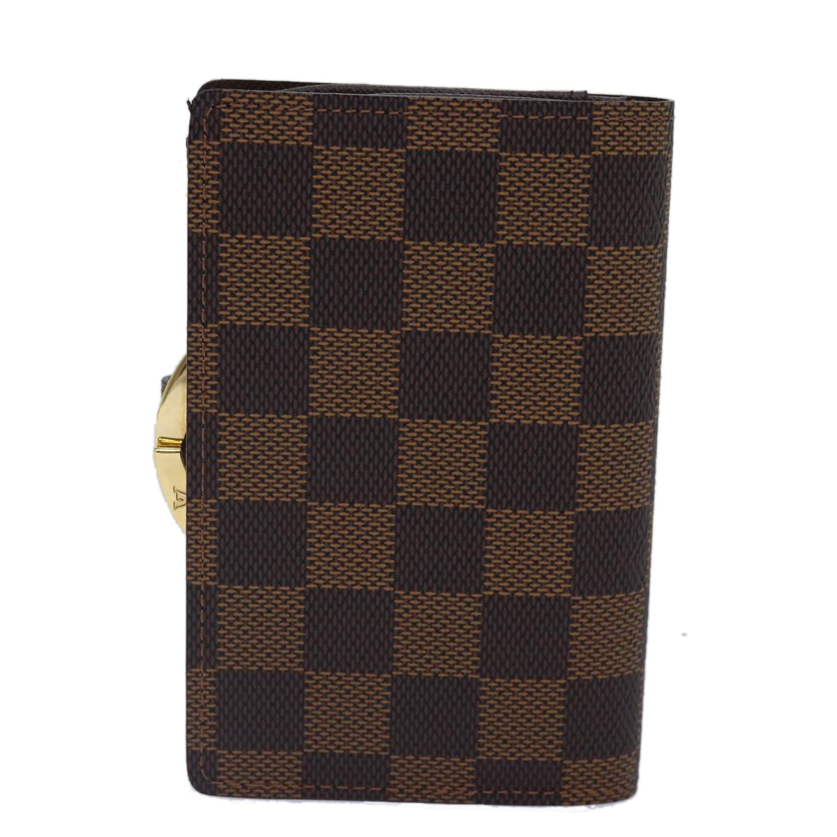 LOUIS VUITTON Damier Ebene Porte Monnaie Billets Viennois N61664 LV ac3246