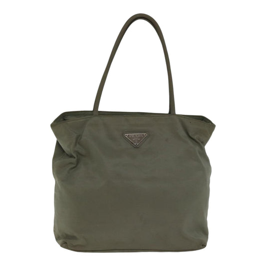 Luxury Prada Tote Bag Nylon Beige  ac3252