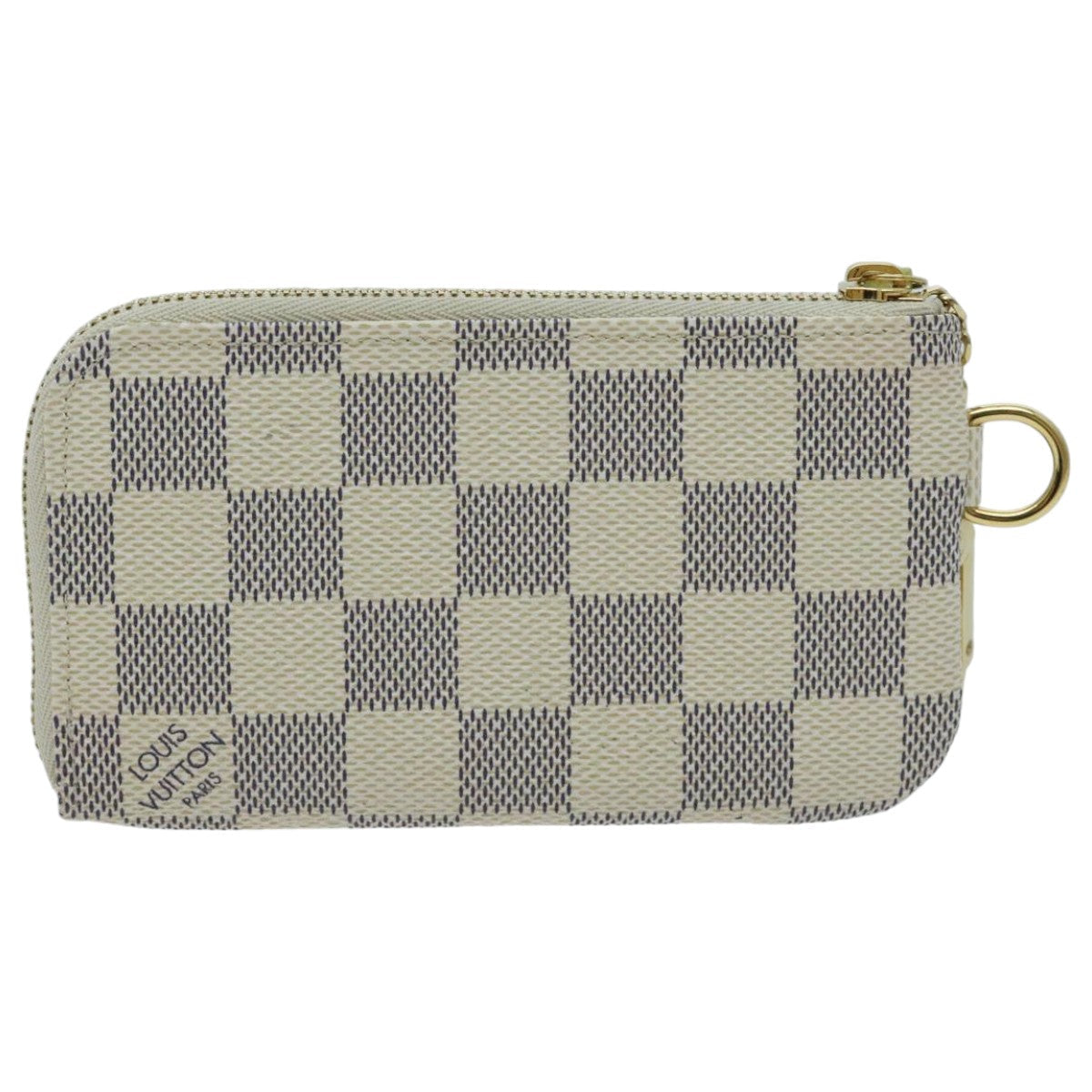 LOUIS VUITTON Damier Azur Pochette Cles Compli Coin Purse N63805 LV ac3284