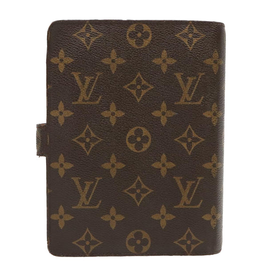LOUIS VUITTON Monogram Agenda MM Day Planner Cover R20105 LV ac3318