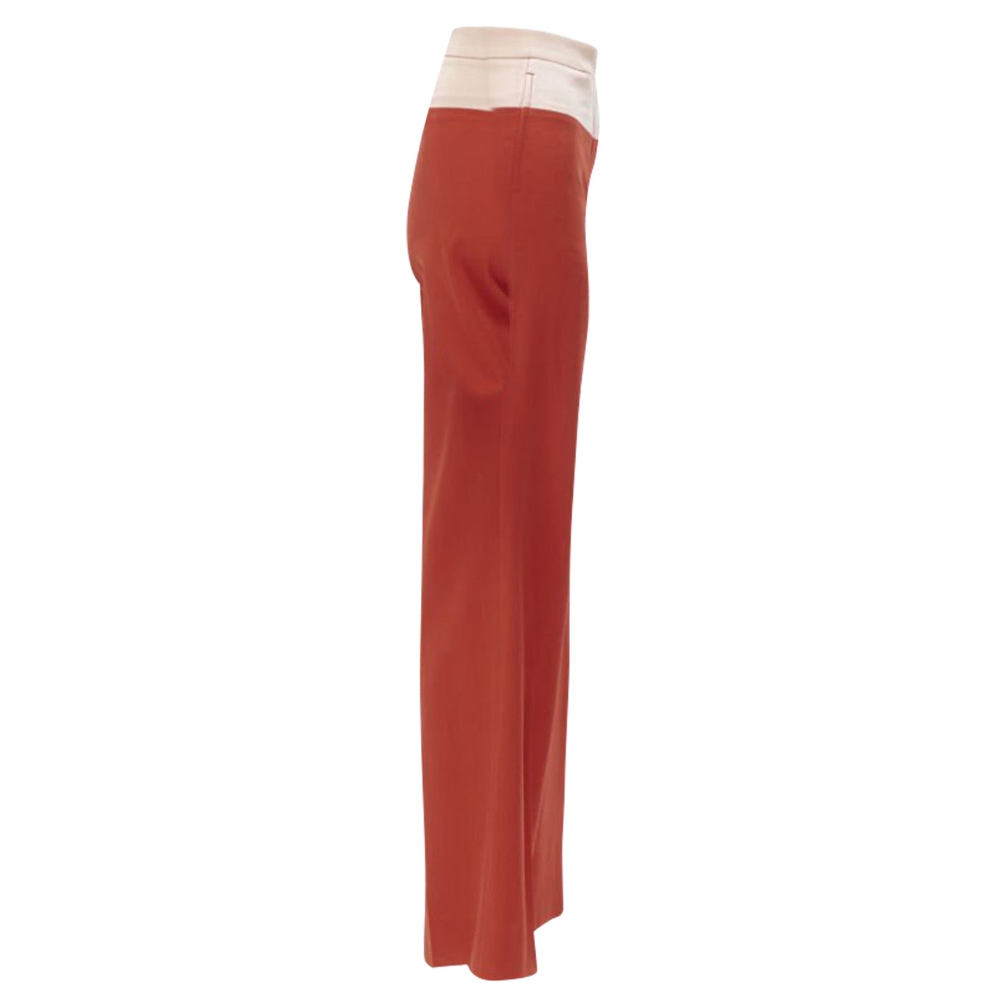 Luxury Bottega Veneta wool colorblocked wide leg pants